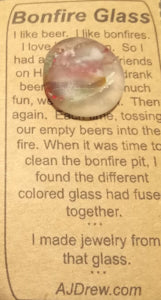 Bonfire Glass Pins