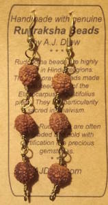 Rudraksha Earrings