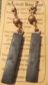 Ancient Bog Oak Earrings