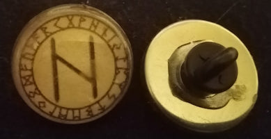 Elder Futhark Rune Pins