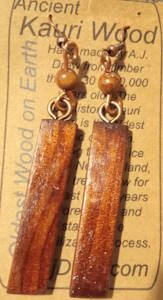 Ancient Kauri Wood Earrings
