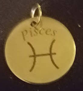 Astrological Symbols (25 mm silvertone)