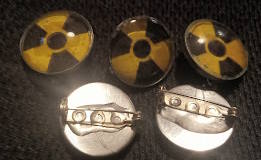 Radiation Warning Pin