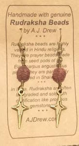 Rudraksha Earrings