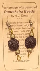 Rudraksha Earrings