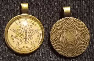 Tetragrammaton Pentagram Pendant