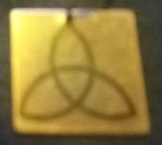 Celtic Pendants (Red Copper square)