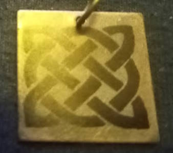 Celtic Pendants (Red Copper square)