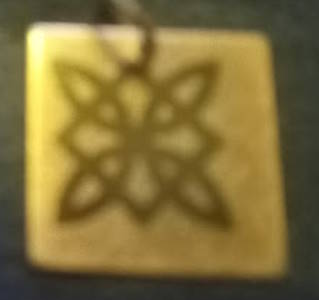 Celtic Pendants (Red Copper square)