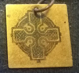 Celtic Pendants (Red Copper square)