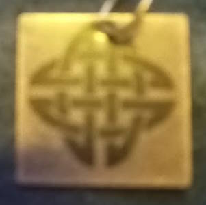 Celtic Pendants (Red Copper square)