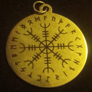 Icelandic Pendants (30mm silvertone)