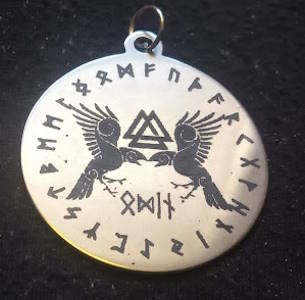 Norse / Viking Pendants (30mm silvertone)