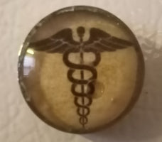 Caduceus Refrigerator Magnet