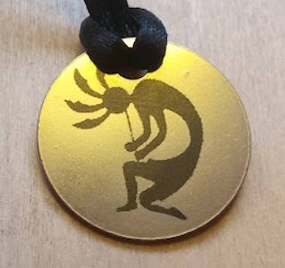 Kokopelli Pendants (30mm/1.18" silver tone)