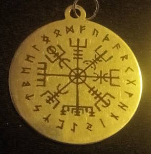 Icelandic Pendants (30mm silvertone)