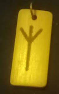 Elder Futhark Wood Pendants