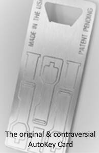 Auto Key Card Bottle Opener