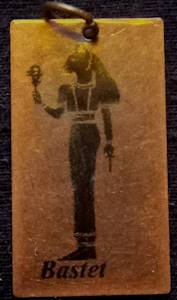 Egyptian Dieties (Antiqued red copper tone)