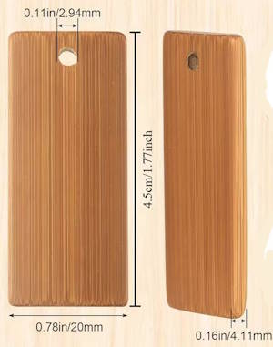 Elder Futhark Wood Pendants