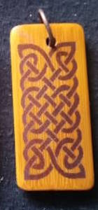 Celtic Wood Pendants