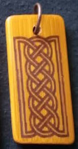 Celtic Wood Pendants