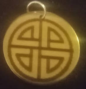 Celtic Pendants  (25 mm silvertone)