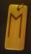 Elder Futhark Wood Pendants