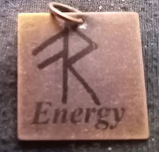 Bind Runes (antiqued red copper)