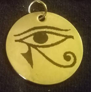 Egyptian Pendants  (25 mm silvertone)