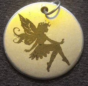 Fairies (25mm / 1 inch silvertone)