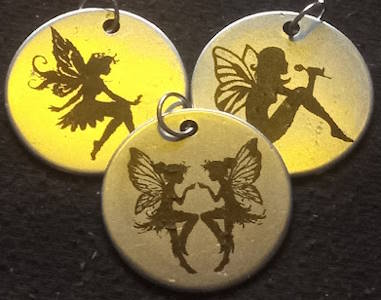Fairies (25mm / 1 inch silvertone)