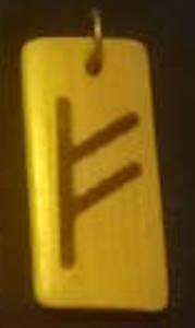 Elder Futhark Wood Pendants