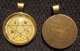 First Pentacle of Mercury Pendant