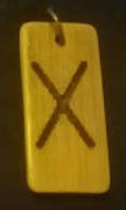 Elder Futhark Wood Pendants