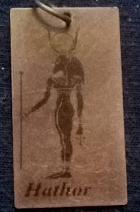 Egyptian Dieties (Antiqued red copper tone)