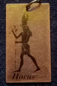 Egyptian Dieties (Antiqued red copper tone)