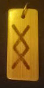 Elder Futhark Wood Pendants