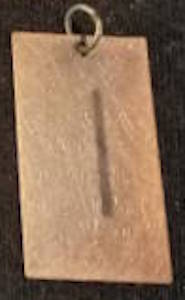 Elder Futhark Antiqued Brass Pendants