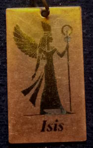 Egyptian Dieties (Antiqued red copper tone)