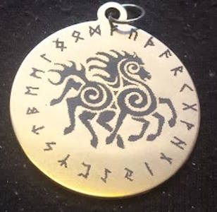 Norse / Viking Pendants (30mm silvertone)