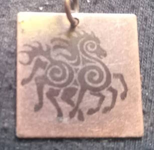 Norse / Viking pendants (antiqued red copper)