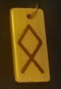 Elder Futhark Wood Pendants