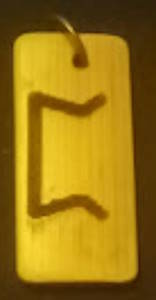 Elder Futhark Wood Pendants