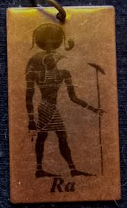Egyptian Dieties (Antiqued red copper tone)
