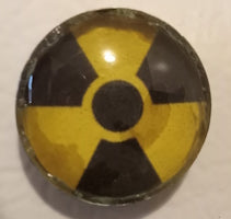 Radiation Warning Refrigerator Magnet