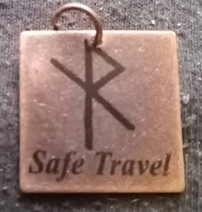 Bind Runes (antiqued red copper)
