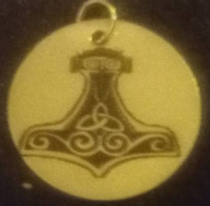 Norse / Viking Pendants (25 mm silvertone)