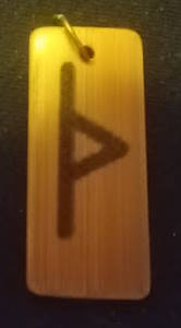 Elder Futhark Wood Pendants