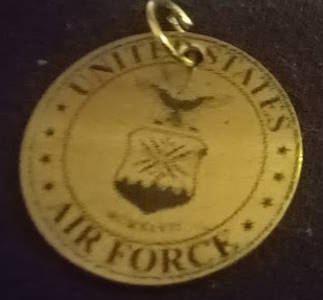 Pendants - Military, Veteran & Patriotic  (25 mm silvertone)